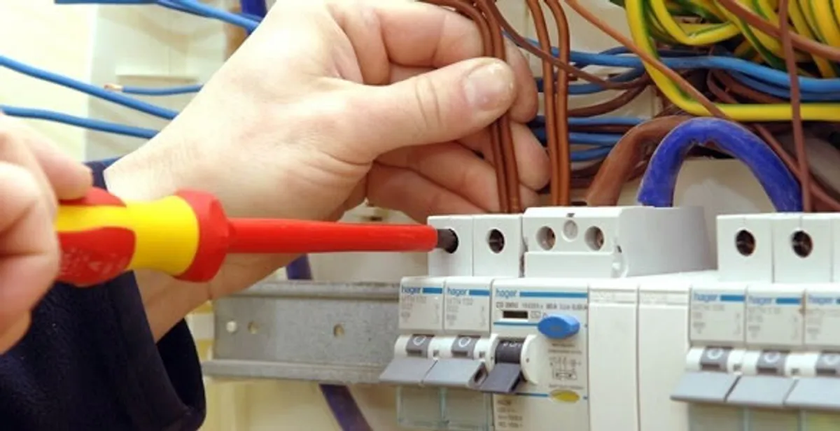 electrician services performing professional electrical panel wiring and connections in Madison, WI