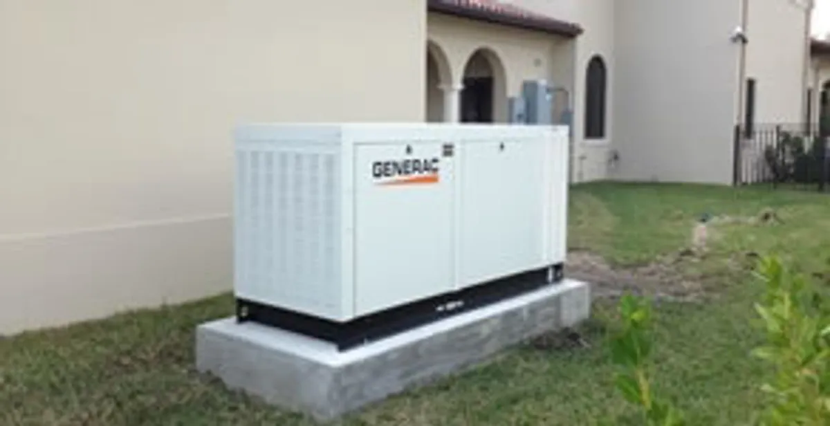 generator installation service showing standby generator professionally installed for residential power backup in Madison, WI