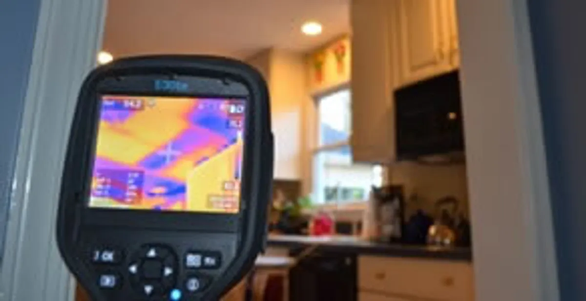 home energy audit service using thermal imaging to evaluate electrical efficiency inside a home in Madison, WI